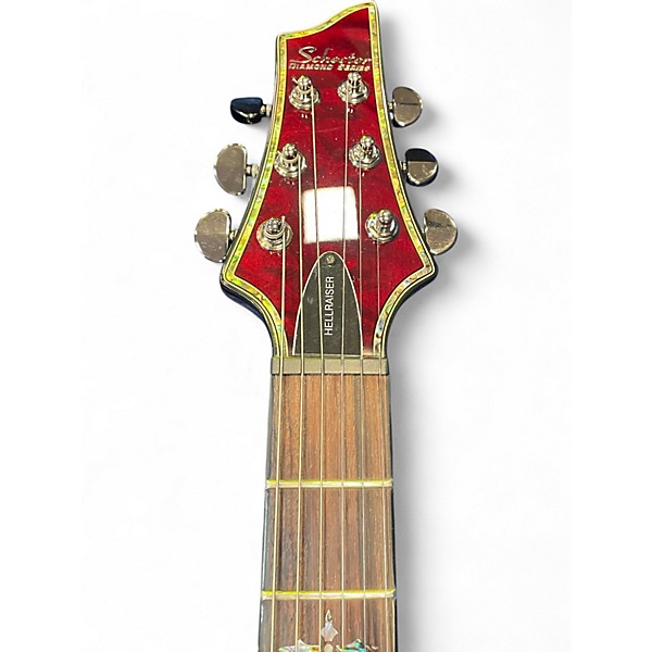 Used Schecter Guitar Research Hellraiser C1 Trans Red Solid Body Electric Guitar