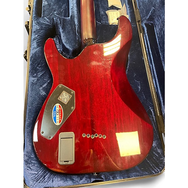 Used Schecter Guitar Research Hellraiser C1 Trans Red Solid Body Electric Guitar