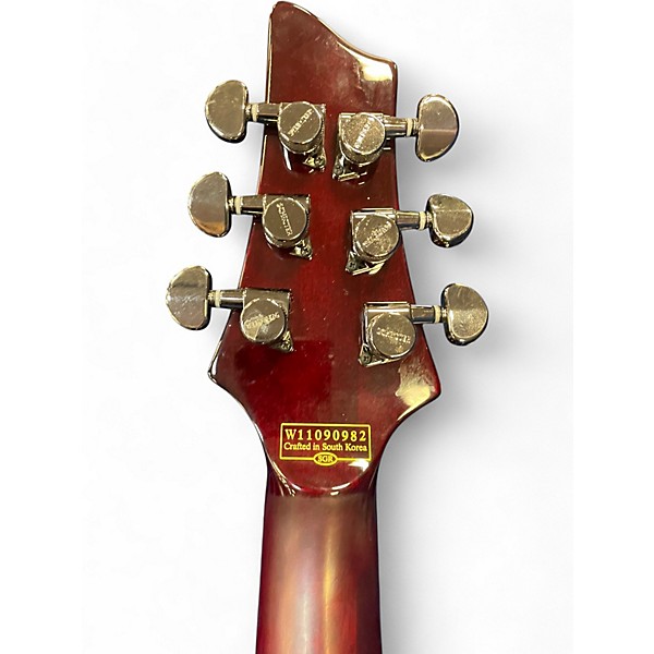 Used Schecter Guitar Research Hellraiser C1 Trans Red Solid Body Electric Guitar