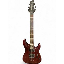 Used Schecter Guitar Research Gryphon Limited Edition Crimson Red Trans Solid Body Electric Guitar