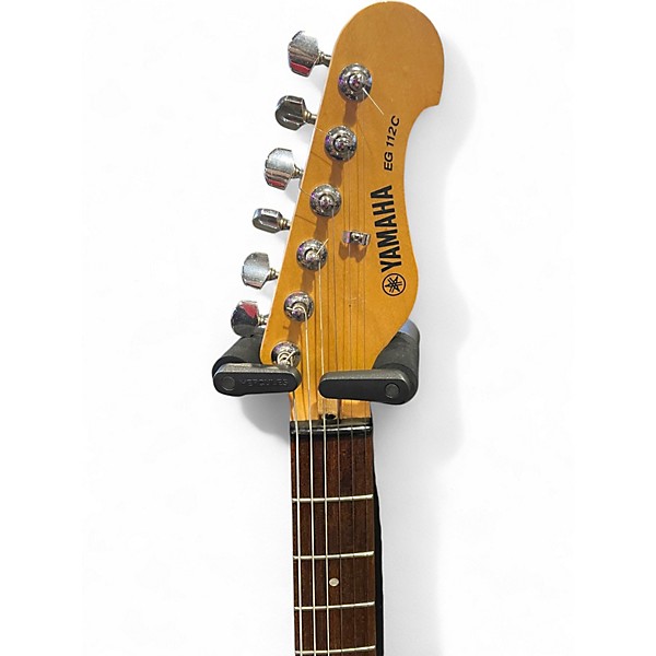 Used Yamaha EG112C Black Solid Body Electric Guitar Black | Guitar