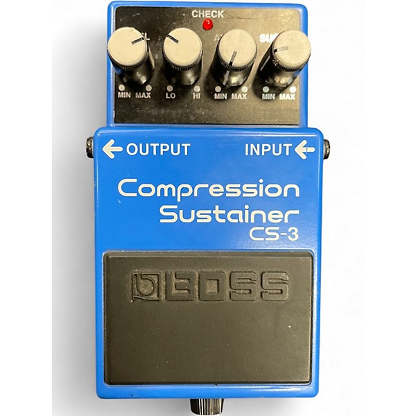 Used 2025 BOSS CS3 Compressor Sustainer Effect Pedal