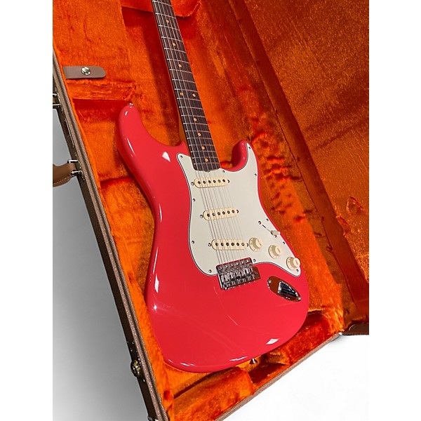 Used Fender 1961 American Vintage II Stratocaster Fiesta Red Solid Body Electric Guitar
