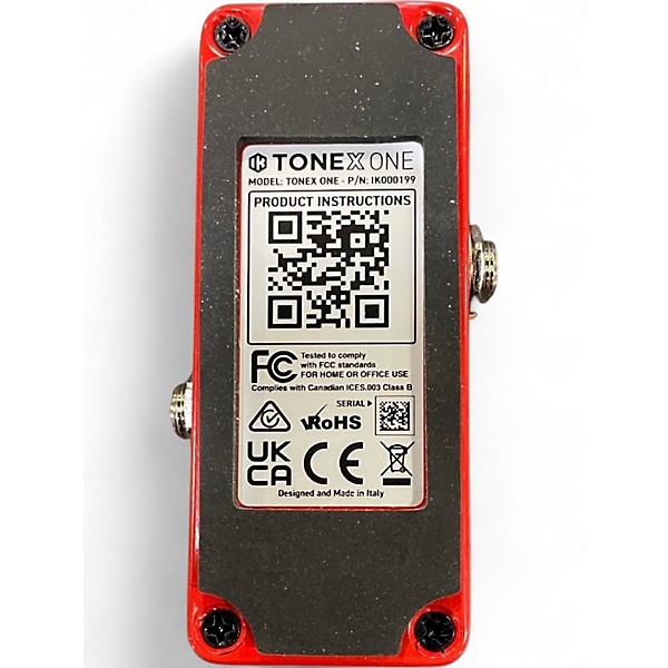 Used IK Multimedia tonex one red edition Effect Processor