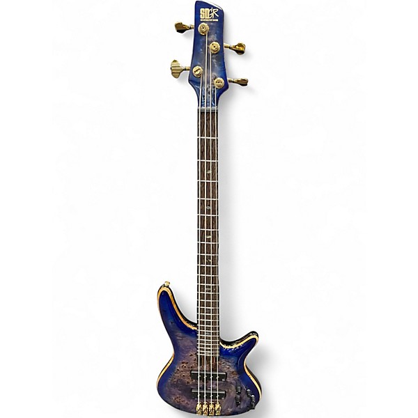 Used Ibanez SR2600 Cerulean Blue Electric Bass Guitar