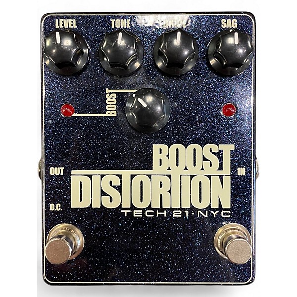 Used Tech 21 BOOST DISTORTION Effect Pedal