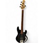 Used Ernie Ball Music Man Stingray 4 String Fretless Black Electric Bass Guitar thumbnail