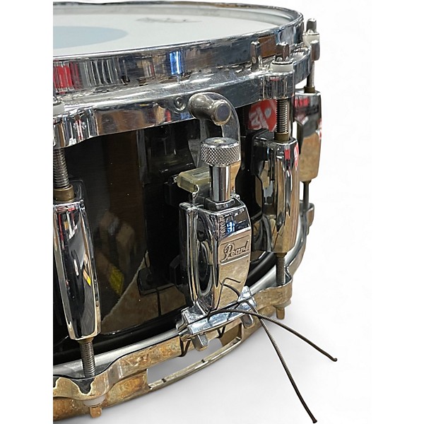 Used Pearl 14X5.5 Masters MCX Transparent Black Lacquer Drum