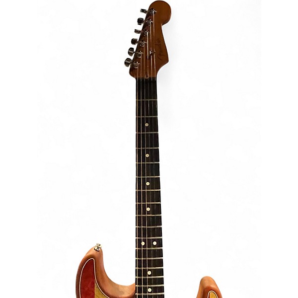 Used Fender American Acoustasonic Stratocaster Limited Edition USA Flag Acoustic Electric Guitar