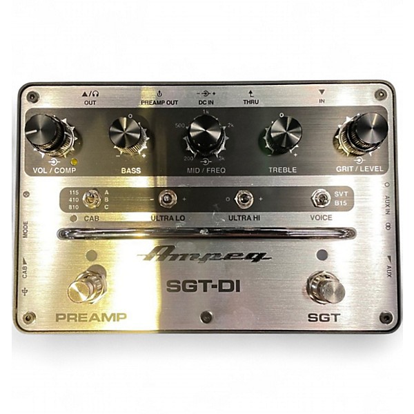 Used Ampeg SGT-DI Bass Effect Pedal