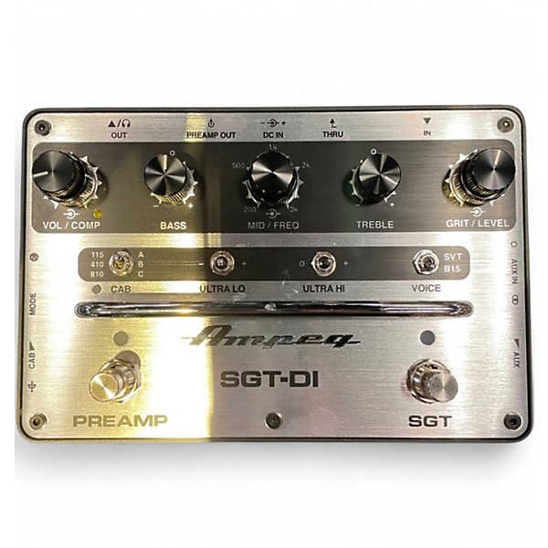 Used Ampeg SGT-DI Bass Effect Pedal
