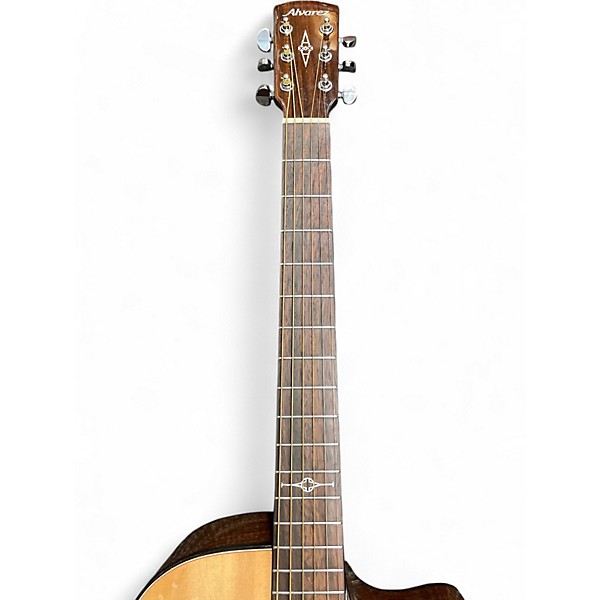 Used Alvarez aeg70ce Natural Acoustic Electric Guitar