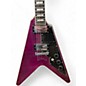 Used Schecter Guitar Research CUSTOM V-1 Trans Purple Solid Body Electric Guitar