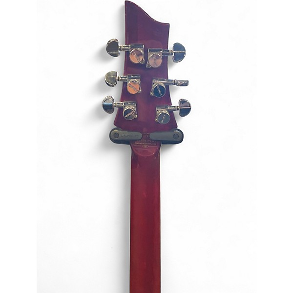 Used Schecter Guitar Research CUSTOM V-1 Trans Purple Solid Body Electric Guitar