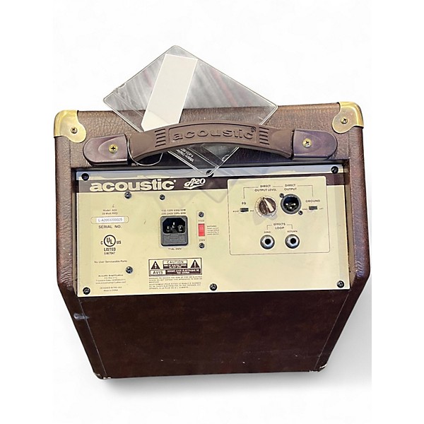 Used Acoustic A20 20W Acoustic Guitar Combo Amp