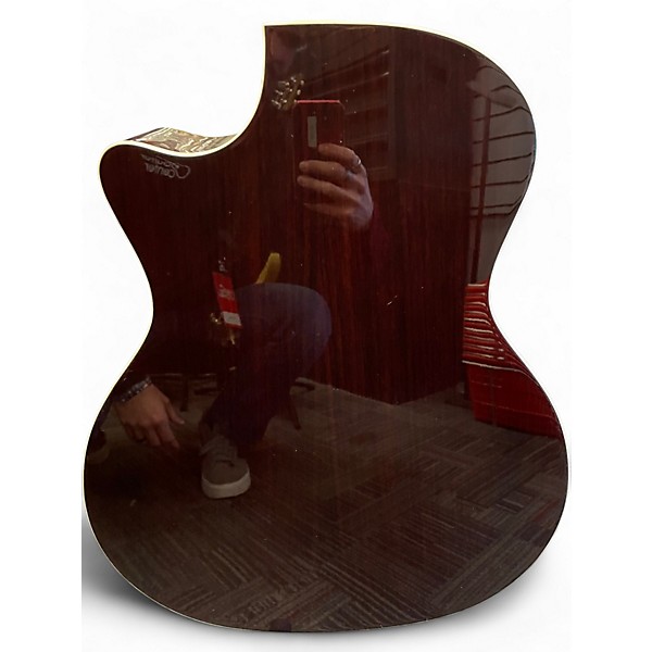 Used Taylor Custom 414ce Edge Burst Acoustic Electric Guitar