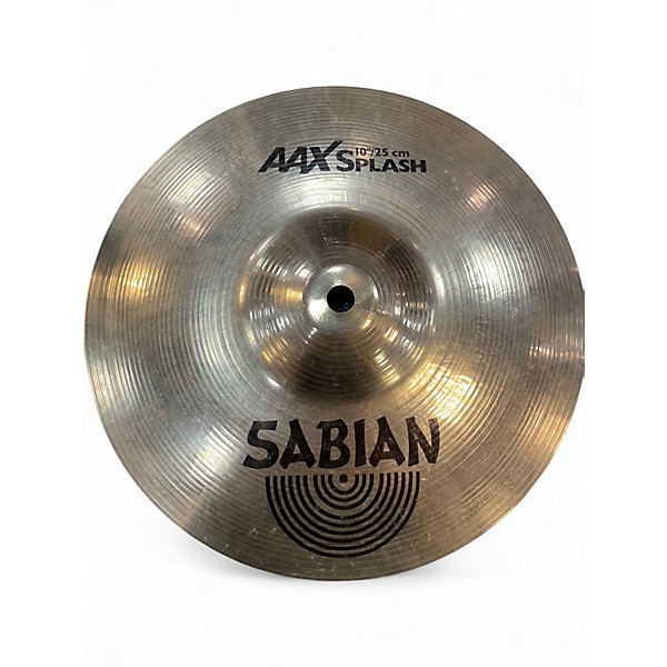 Used SABIAN 10in AAX Splash Brilliant Cymbal