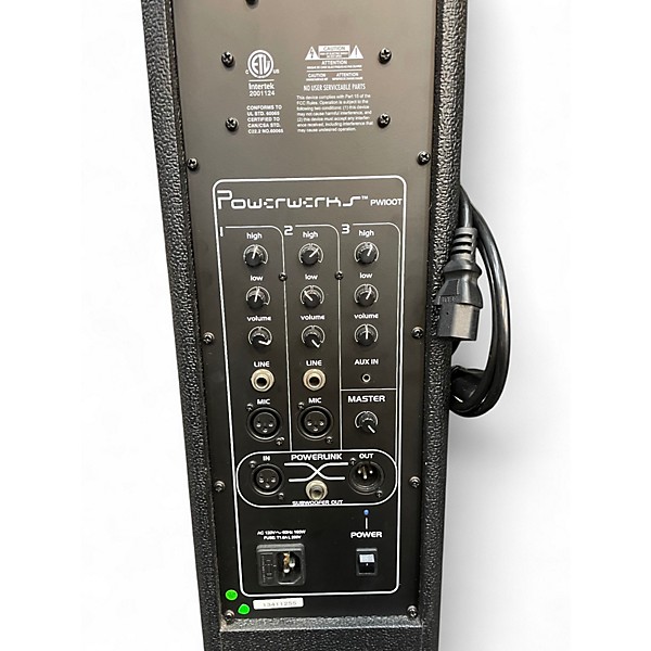 Used Powerwerks PW100T Powered Speaker
