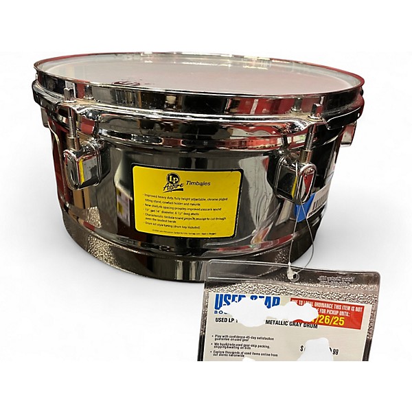Used LP 13in LPA256 Metallic Gray Drum