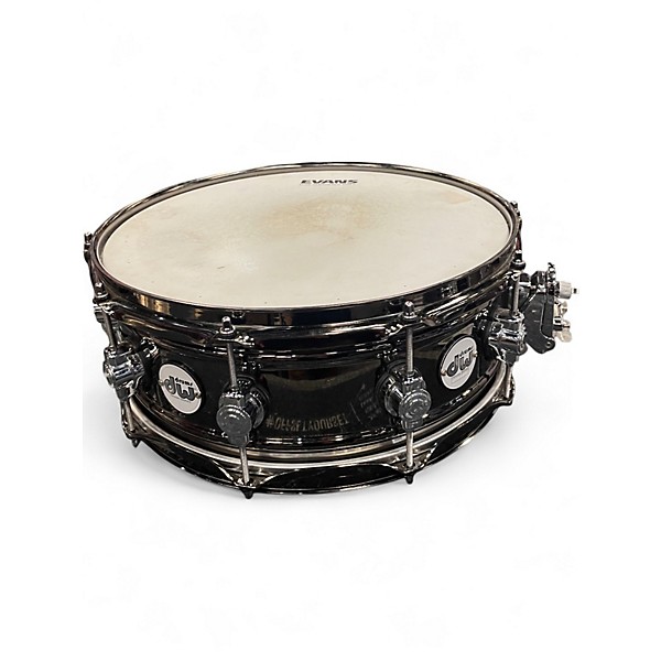 Used DW 14in Design Series Snare Black Nickel Over Brass Drum
