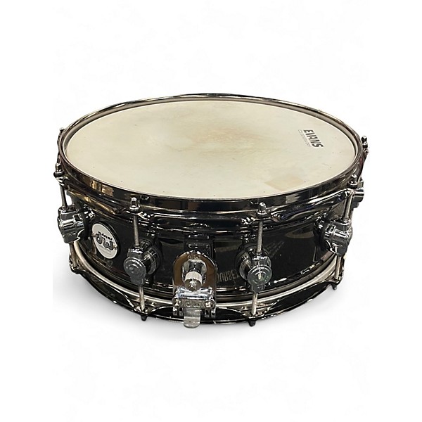 Used DW 14in Design Series Snare Black Nickel Over Brass Drum