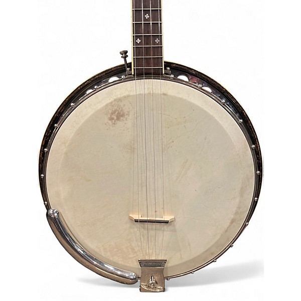Vintage 1927 Weymann Tenor Banjo Natural Banjo