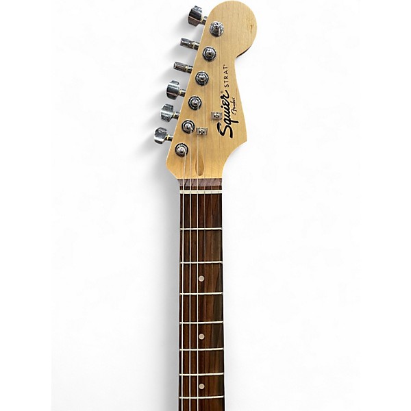 Used Squier STRAT CXS Black and White Solid Body Electric Guitar