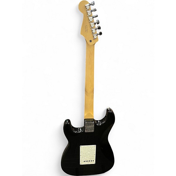 Used Squier STRAT CXS Black and White Solid Body Electric Guitar