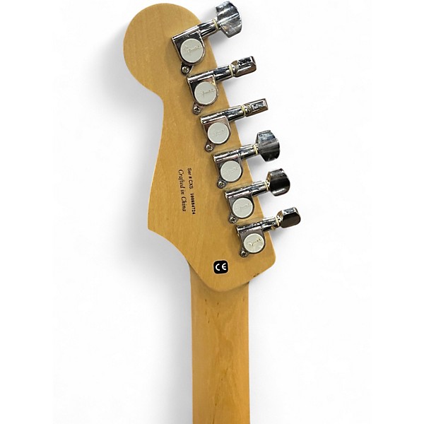 Used Squier STRAT CXS Black and White Solid Body Electric Guitar