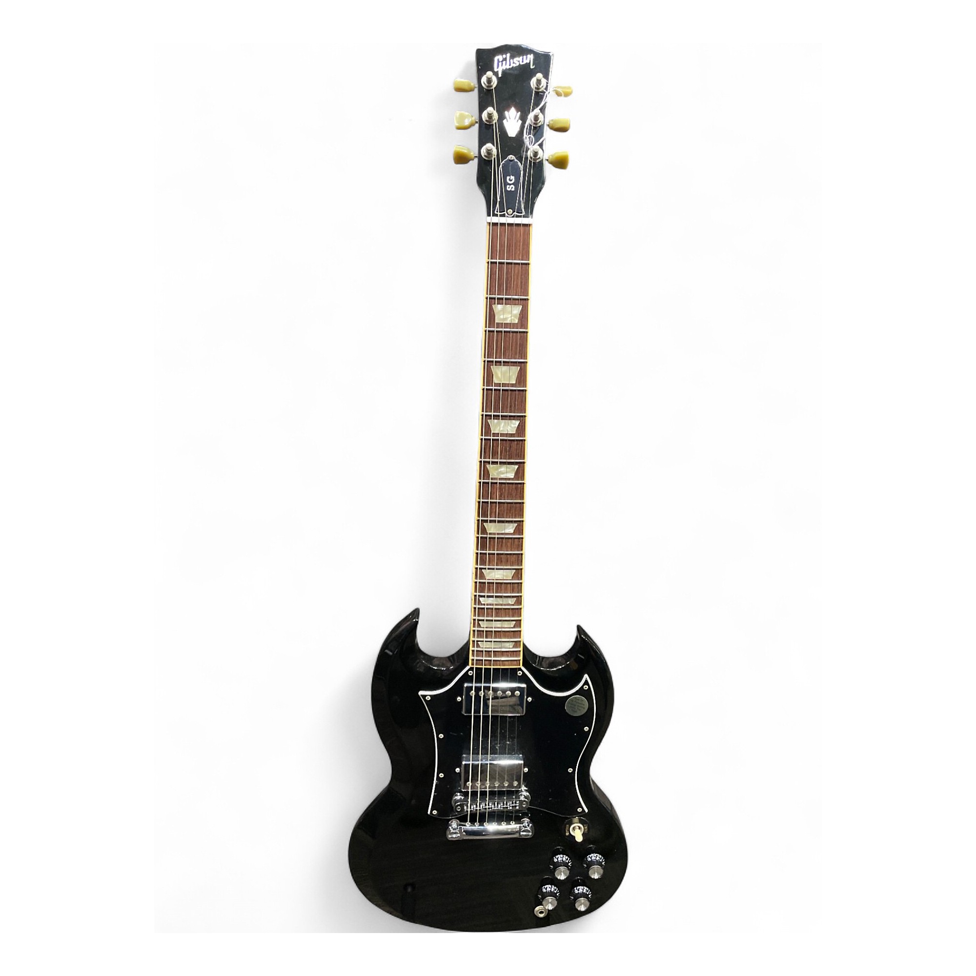 2009 Gibson SG Standard 　 板バネ レプリカ Used 2009 Gibson SG Standard Black Solid Body Electric Guitar