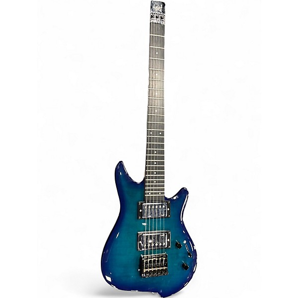 Used Alp LEAF Blue Solid Body Electric Guitar