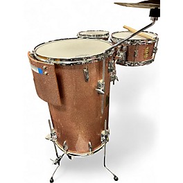 Used Yamaha 3 Piece STEVE JORDAN COCKTAIL KIT CHAMPAGNE GOLD Drum Kit