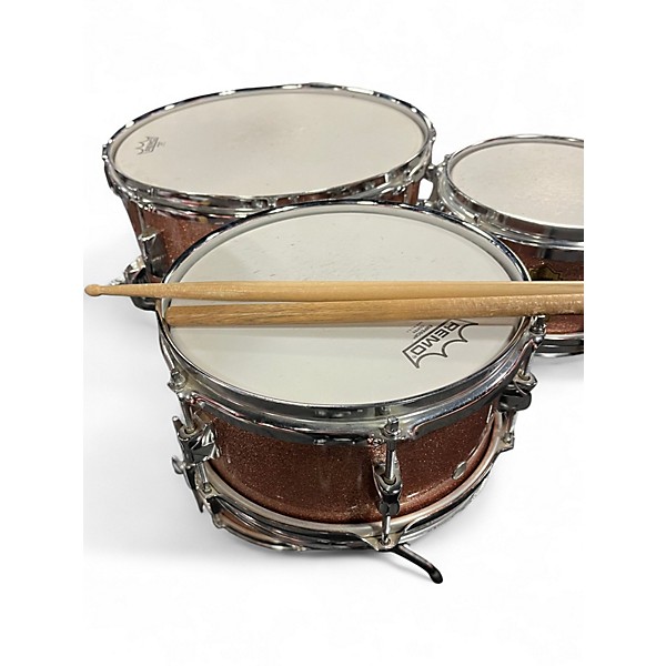 Used Yamaha 3 Piece STEVE JORDAN COCKTAIL KIT CHAMPAGNE GOLD Drum Kit