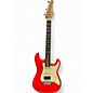 Used 2024 Schecter Guitar Research Traditional Wembley Custom Shop Fiesta Red Aged Nitro Solid Body Electric Guitar thumbnail
