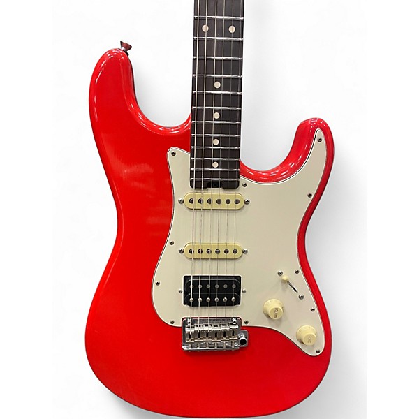 Used 2024 Schecter Guitar Research Traditional Wembley Custom Shop Fiesta Red Aged Nitro Solid Body Electric Guitar