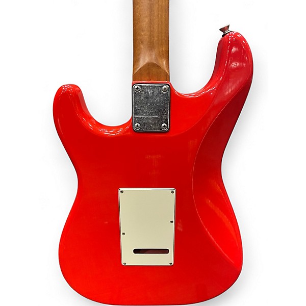 Used 2024 Schecter Guitar Research Traditional Wembley Custom Shop Fiesta Red Aged Nitro Solid Body Electric Guitar