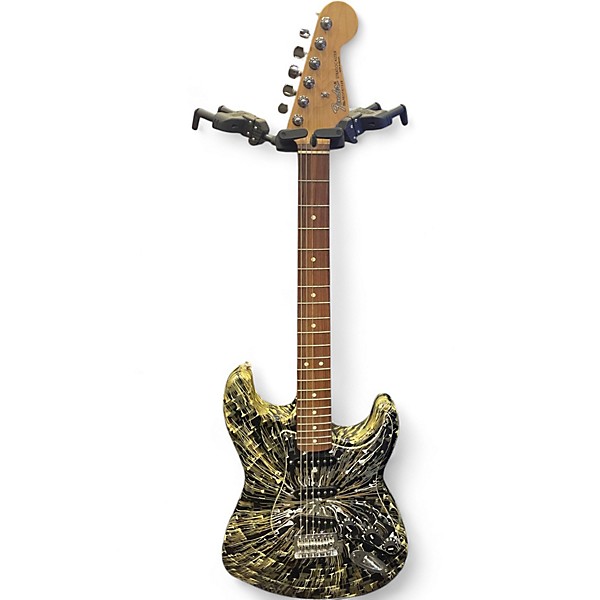 Used Fender Splattercaster Stratocaster Camo Solid Body Electric Guitar
