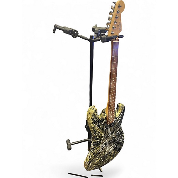Used Fender Splattercaster Stratocaster Camo Solid Body Electric Guitar