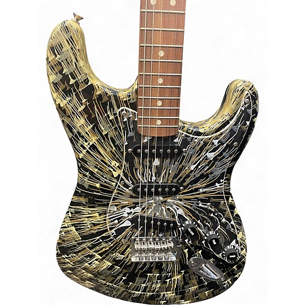 Used Fender Splattercaster Stratocaster Camo Solid Body Electric Guitar