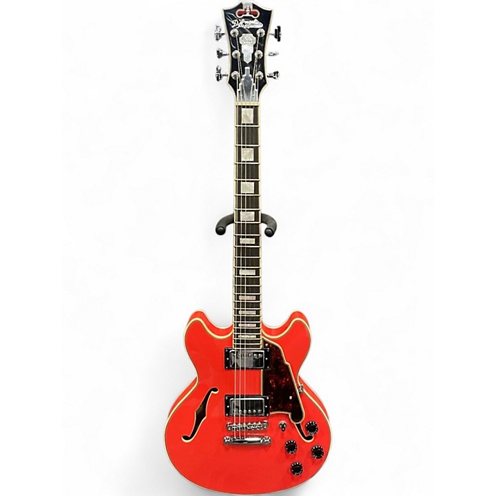 Used D'Angelico premier series mini dc stopbar Fiesta Red Hollow