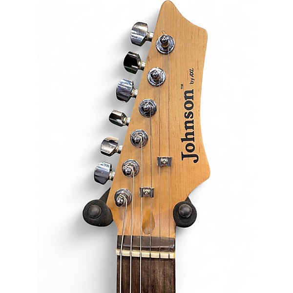 Used Johnson JT800 3 Color Sunburst Solid Body Electric Guitar