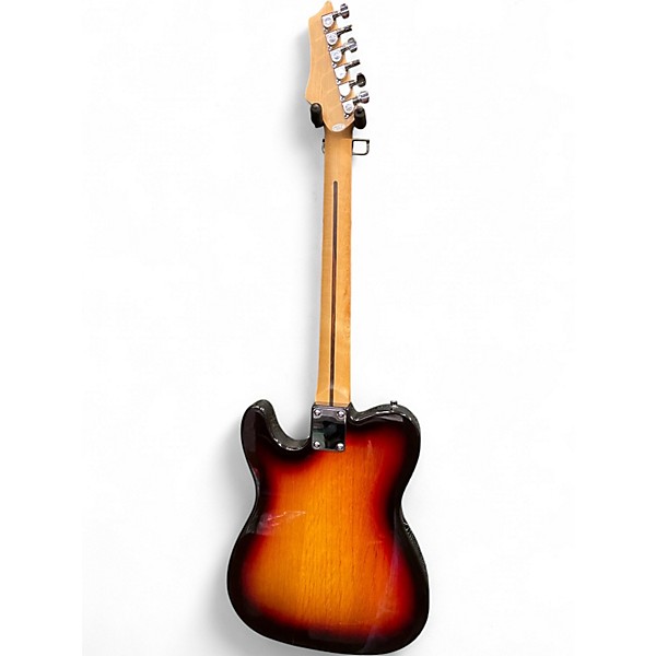 Used Johnson JT800 3 Color Sunburst Solid Body Electric Guitar