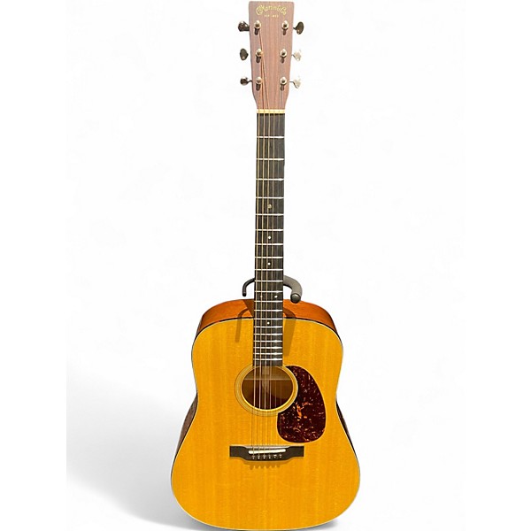 Used Martin D18 Natural Acoustic Guitar