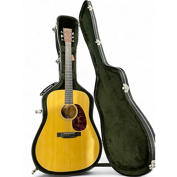 Used Martin D18 Natural Acoustic Guitar
