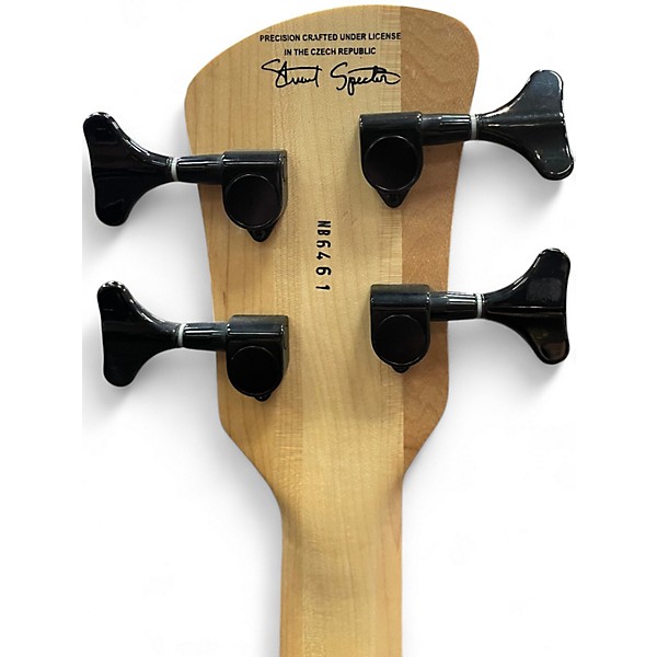 Used Spector REBOP DLX Crimson Red Burst Electric Bass Guitar