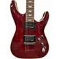 Used Schecter Guitar Research Omen Extreme 6 Crimson Red Trans Solid Body Electric Guitar