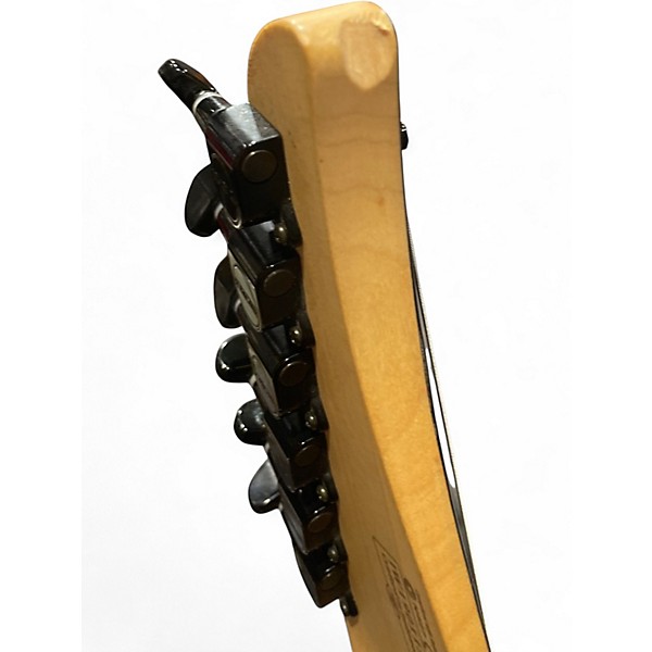 Used Schecter Guitar Research cr6 black burl Solid Body Electric Guitar