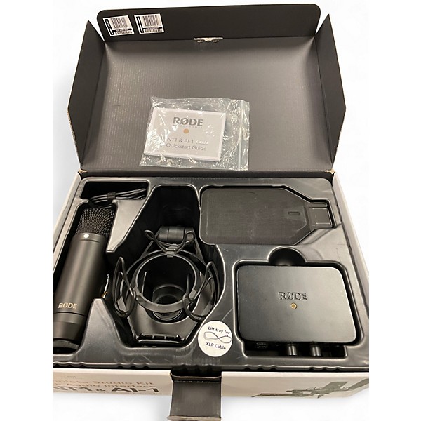 Used RODE COMPLETE STUDIO KIT NT1 AND A1 Dynamic Microphone