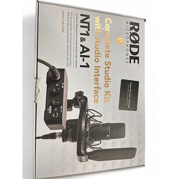 Used RODE COMPLETE STUDIO KIT NT1 AND A1 Dynamic Microphone