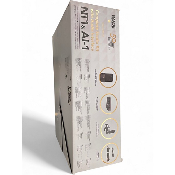 Used RODE COMPLETE STUDIO KIT NT1 AND A1 Dynamic Microphone